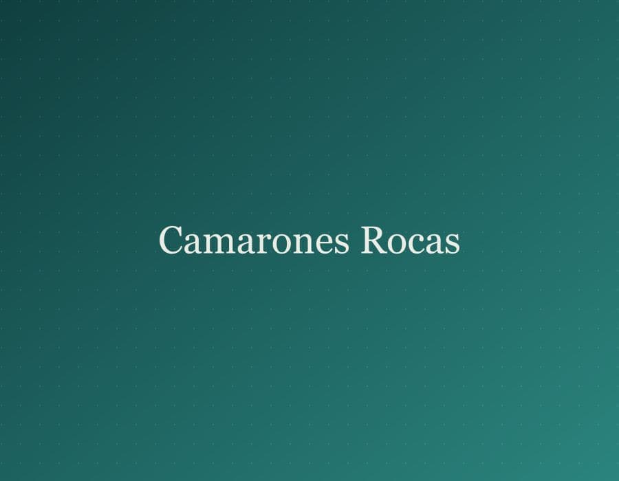 Camarones Rocas